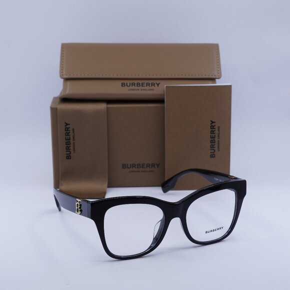 Final Price! Burberry BE2388F 3001 Black Eyeglasses 52mm - Picture 1 of 10